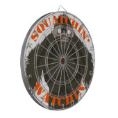 Squatchin' Watchin' Bigfoot Liebe Dartscheibe (Vorderseite Links)