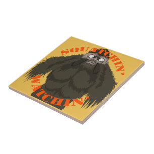 Squatchin' Watchin' Bigfoot Liebe Fliese