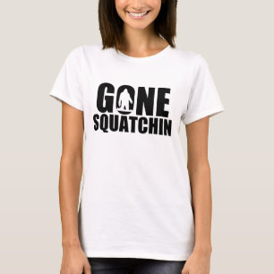 Squatchin-Weiß gegangen T-Shirt