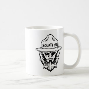 Squatchy Camping Bigfoot Sasquatch Lustige Männer  Kaffeetasse