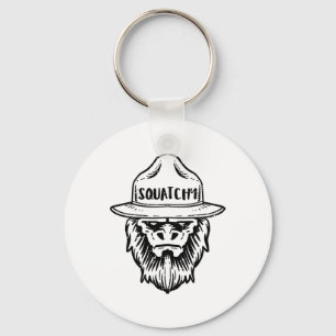 Squatchy Camping Bigfoot Sasquatch Lustige Männer Schlüsselanhänger