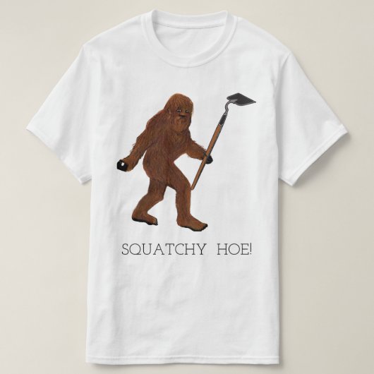 Squatchy Hacke! T-Shirt (Design vorne)