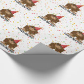 Squatchy New Year Geschenkpapier (Ecke)