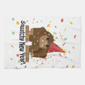 Squatchy New Year Handtuch (Horizontal)