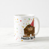 Squatchy New Year Kaffeetasse (VorderseiteRechts)