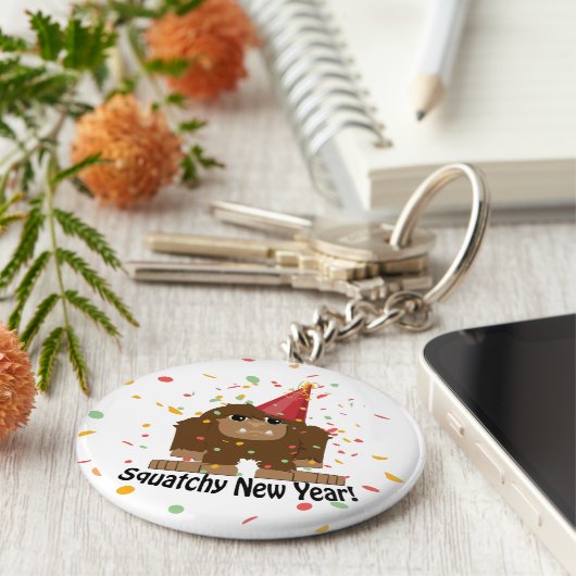 Squatchy New Year Schlüsselanhänger (Seite)