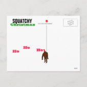 Squatchy WeihnachtenSquatch Postkarte (Rückseite)