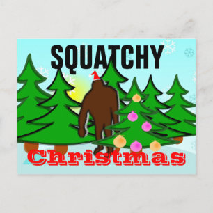 Squatchy WeihnachtenSquatch Postkarte