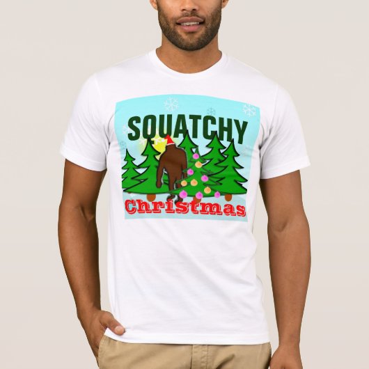 Squatchy WeihnachtsT - Shirt (Vorderseite)