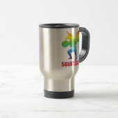 Squaticorn - Leg Day - Squat Unicorn - Workout Reisebecher (VorderseiteRechts)