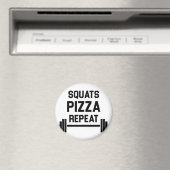 Squats Pizza Wiederholung Magnet (In Situ (Geschirrspüler))
