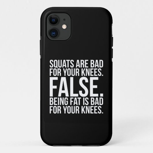 Squats sind schlecht für deine Knie? faux. Fett is Case-Mate iPhone Hülle (Rückseite)