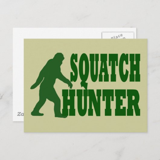 Squatter-Jäger Postkarte (Vorne/Hinten)