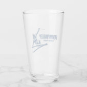 Squaw Valley Ski Resort Skier Glas (Rückseite)