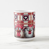 "Squawk and Joy Chicken" B Mug Kaffeetasse (Mittel)