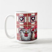 "Squawk and Joy Chicken" B Mug Kaffeetasse (Links)