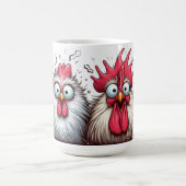 "Squawk and Joy Chicken" Mug Kaffeetasse (Mittel)