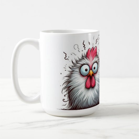 "Squawk and Joy Chicken" Mug Kaffeetasse (Links)