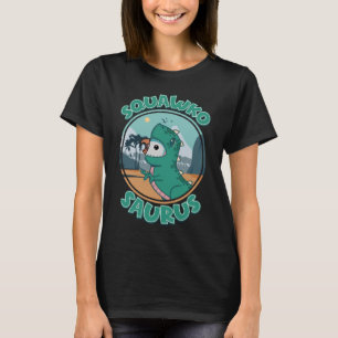 Squawkosaurus Rex Parrot I Blauer Mönch Parakeet Q T-Shirt