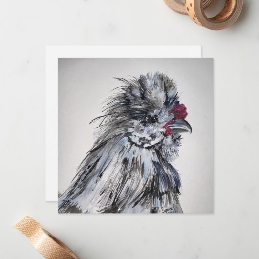 "Squeak" Mitteilungskarte (Vorderseite/Rückseite Beispiel)