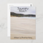 Squeaky Beach Wilson's Promontory, Victoria Postkarte (Vorne/Hinten)