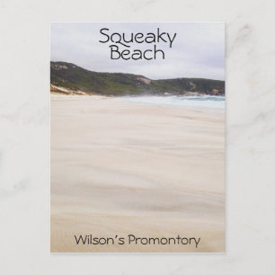Squeaky Beach Wilson's Promontory, Victoria Postkarte
