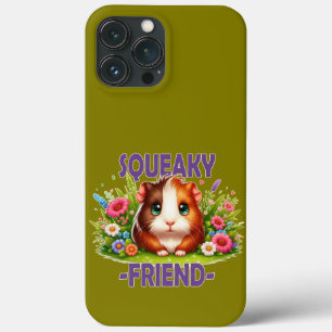 Squeaky Friend Pun. Niedlich Baby Guinea Cartoon Case-Mate iPhone Hülle