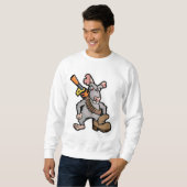 SqueakyBoot Illustrations-Emblem-Kleid Sweatshirt (Vorne ganz)