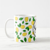 Squeeeeze the Day Funny Zitat Lemon Clip Art Muste Kaffeetasse (Links)