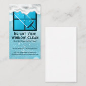 Squeegee | Fensterreinigung | Seifenblasen Visitenkarte (Vorne/Hinten)