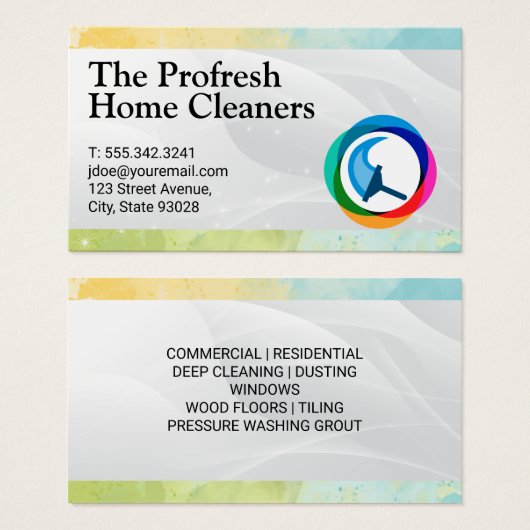 Squeegee Logo | Reiniger (Vorne & Hinten)