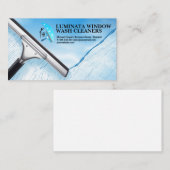 Squeegee-Waschfenster Visitenkarte (Vorne/Hinten)