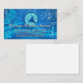 Squeegee Windows Clean | Bubbles Visitenkarte (Vorne/Hinten)