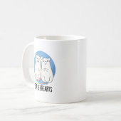 Squeekherzen Funny Mouse Sweetheart Pun Kaffeetasse (Vorderseite Links)