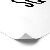 Squeekherzen Funny Mouse Sweetheart Pun Poster (Ecke)