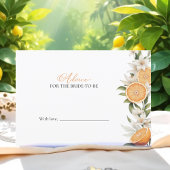 Squeeze Brautparty Advice for Bride Card Einladung