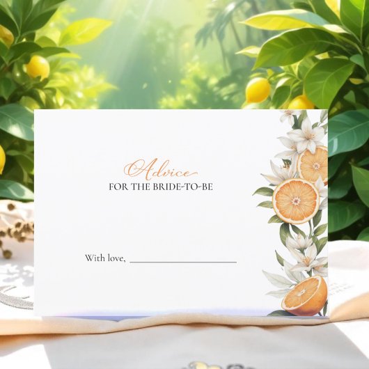 Squeeze Brautparty Advice for Bride Card Einladung