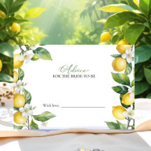 Squeeze Brautparty Advice for Bride Card