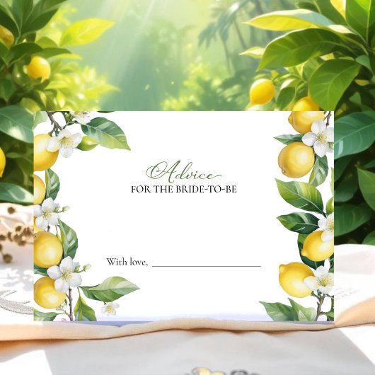 Squeeze Brautparty Advice for Bride Card Einladung