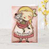 Squeeze - Geburtstagskarte Karte (Gelbe Blume)