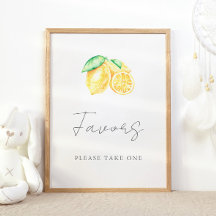 Squeeze Lemon Citrus Baby First Birthday Favoriten
