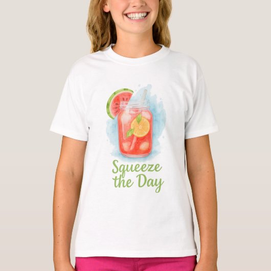 Squeeze the Day - Fun & Fresh Kids’ T - Shirt (Vorderseite)