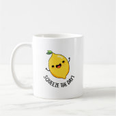 Squeeze the Day Funny Lemon Puff Kaffeetasse (Links)