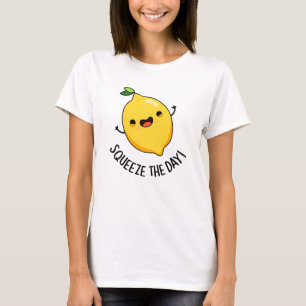 Squeeze the Day Funny Lemon Puff T-Shirt