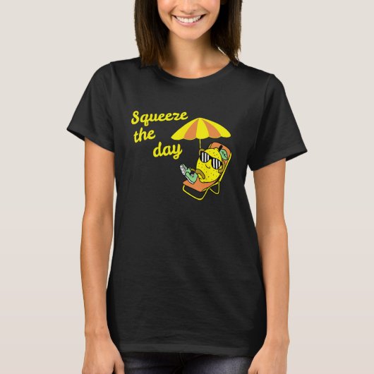 Squeeze the Day Lemon T-Shirt (Vorderseite)
