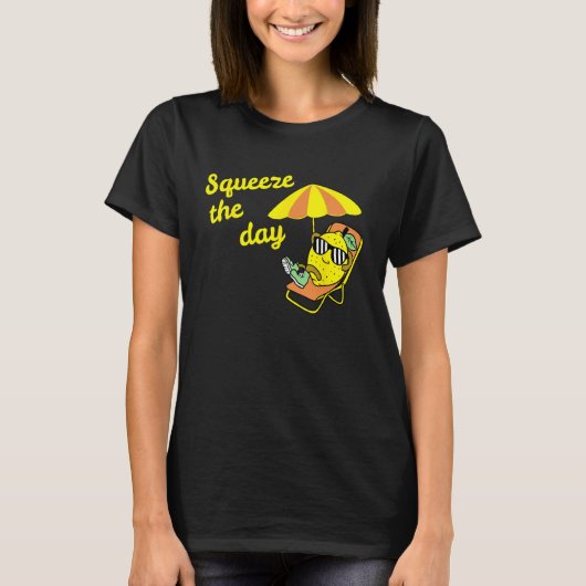Squeeze the Day Lemon T-Shirt (Vorderseite)