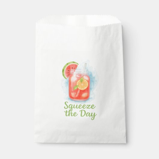 Squeeze the Day - Summer Fruit Gastgeschenk Bag Geschenktütchen (Vorderseite)