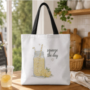 Squeeze The Day Zitronenlimonade Sommer-Tragetasch Tasche