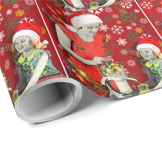 Squeeze your Xmas Geschenkpapier (Rolleneckpunkt)
