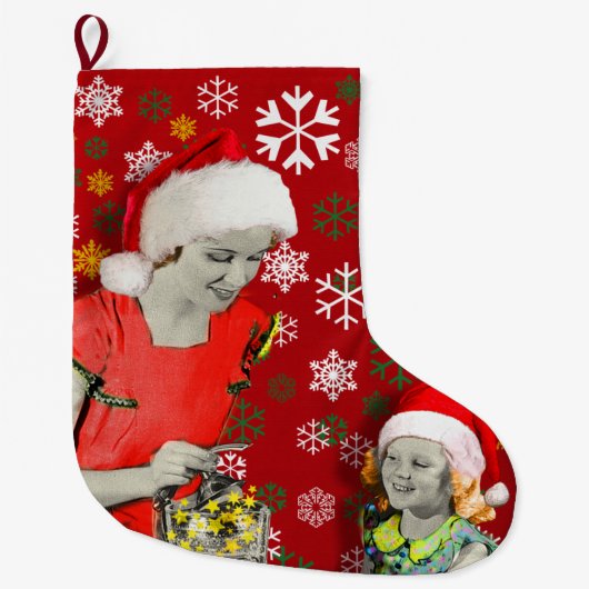 Squeeze your Xmas Großer Weihnachtsstrumpf (Vorderseite)